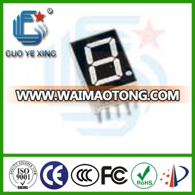 7.4*10.0 0.28inch Green emitting color 1 digit 7 segment led display