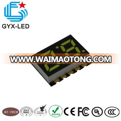 GYX SMD type segment LED display module 7-segment 2 digit display ROHS anode type