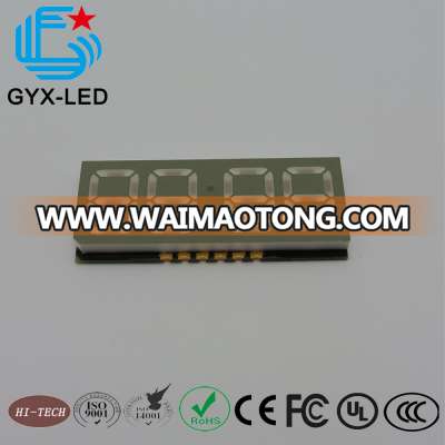 GYXLED--smd type segment display 4 digit 7 segment numeric display in good price